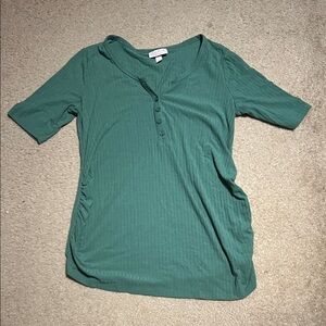 Maternity green top